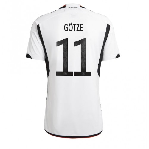 Tyskland Mario Gotze #11 Hjemmedrakt VM 2022 Kortermet Tyskland Mario Gotze #11 Hjemmedrakt VM 2022 Kortermet